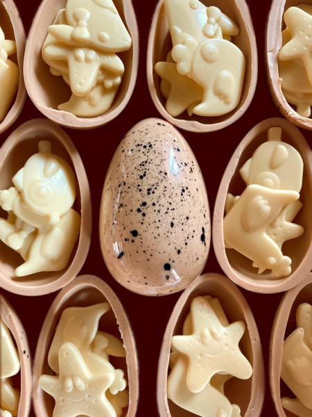 ŒUF CHOCOLAT BLANC 32%